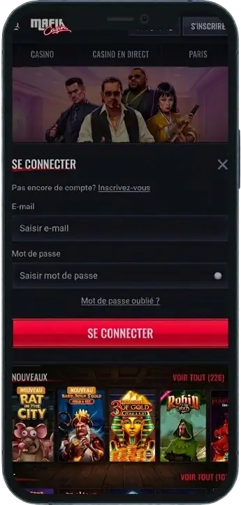 mafia casino login